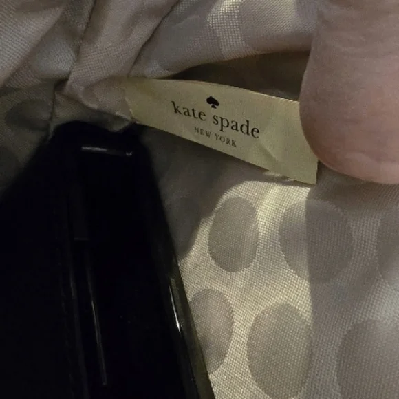 kate spade Plum Saffiano Leather Wristlet Clutch with Gold Hardware - Picture 8 of 10